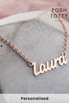 Personalised Name Necklace by Posh Totty Designs