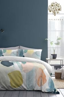 Appletree Orange Solice Duvet Cover and Pillowcase Set