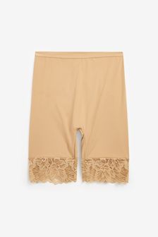 Nude Smoothing Control Lace Longline Shorts