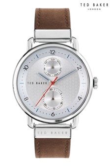 Ted Baker Brown Brixam Brown Leather Strap Watch