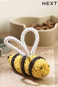 Black Bee Rope Dog Toy