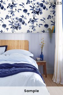 Joules Creme Boho Bloom Wallpaper Sample Wallpaper