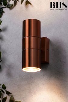 BHS Copper Leto 2 Spotlight Outdoor Light