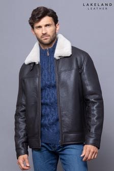 Lakeland Leather Brown Spitfire Sheepskin Aviator Jacket