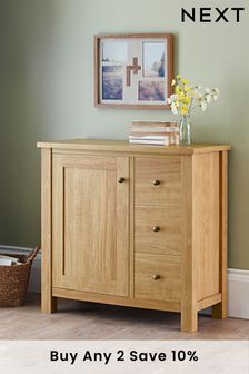 Natural Natural Malvern Oak Effect Small Sideboard