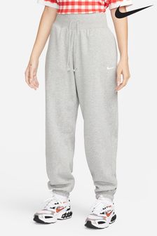 Nike Grey Oversized Mini Swoosh Joggers