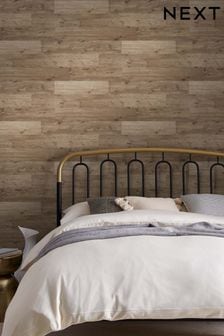 Light Natural Bronx Wood Effect 10M Wallpaper