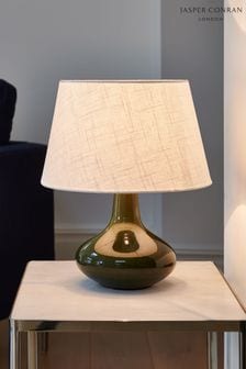 Jasper Conran London Green Curved Ceramic Table Lamp