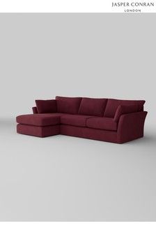 Cotton Rich Velvet/Burgundy Arun by Jasper Conran