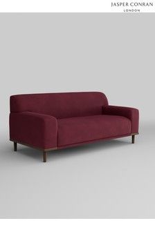 Cotton Rich Velvet/Burgundy Bamburgh by Jasper Conran