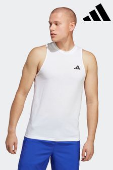 adidas White Train Essentials Feelready Training Tank Top