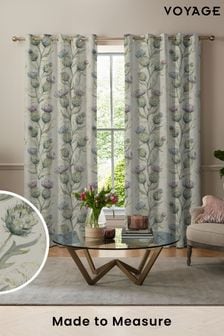 Voyage Glen Purple Thistle Made to Measure Curtains