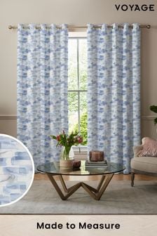 Voyage Bluebell Blue Salinas Made to Measure Curtains