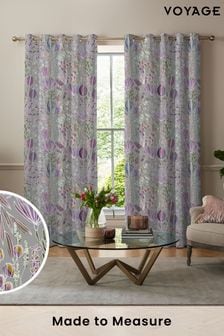 Voyage Dahlia Grey Masina Made to Measure Curtains