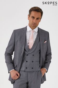 Skopes Silver Harcourt Slim Fit Suit Jacket