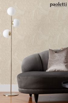 Riva Paoletti Champagne Gold Marble Metallic Vinyl Wallpaper