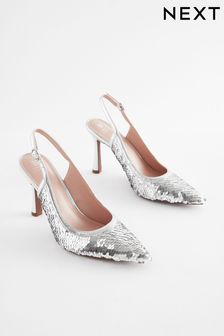 Next ladies silver shoes hotsell