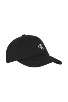قبعة قطن للأطفال لون أسود من Calvin Klein Jeans