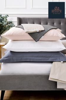 Charcoal Grey Bedeck of Belfast Charcoal Grey 300 Thread Count Egyptian Cotton Flat Sheet