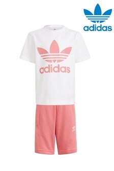 pink adidas set