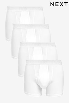 White A-Front Boxers