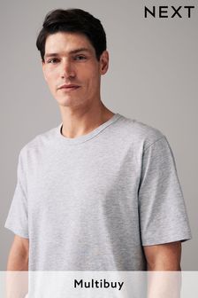 Grey Marl Everyday Crew Neck T-Shirt