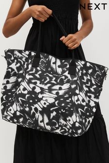 Monochrome Foldaway Bag