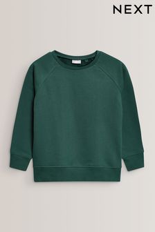 Green Crew Neck School Sweater (3-17yrs)
