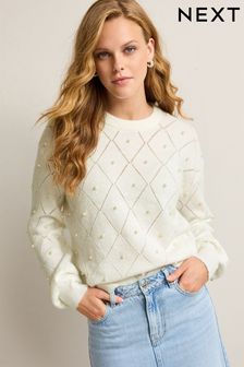 Pearl Embellished Jumper