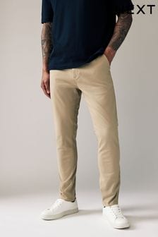 Stone Slim Soft Touch 5 Pocket Jean Style Trousers