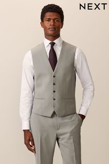 Cement Grey Motionflex Stretch Waistcoat