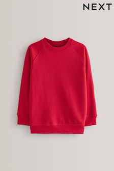 Red Crew Neck School Sweater (3-17yrs)