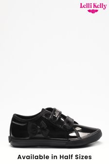 Lelli kelly black patent trainers Clearance