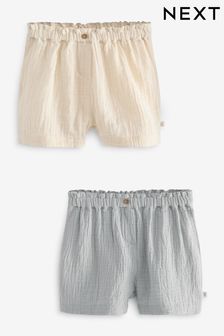 Grey Baby Shorts 2 Pack