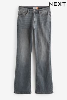 Grey Low Bootcut Jeans