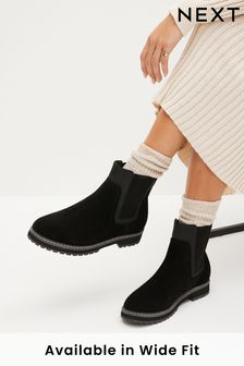 Black Forever Comfort® Chelsea Ankle Boots