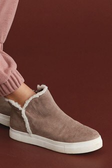next ladies slip on trainers