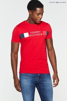 tommy hilfiger red t shirt