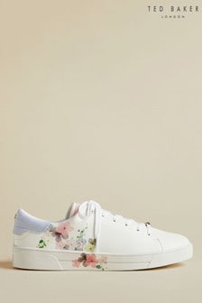 ted baker white frill trainers