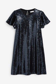 next girls black dress