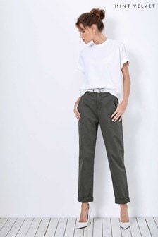 mint velvet satin cargo pants