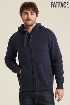 fat face zip up hoodie