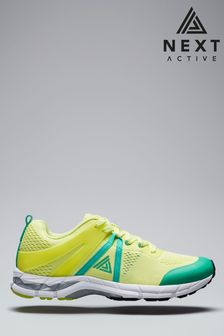 Lime Green Next Active Sports V300W Running Trainers