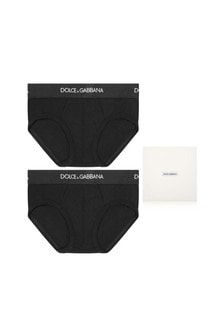 Dolce & Gabbana Kids Dolce & Gabbana Boys Grey Pants Two Pack