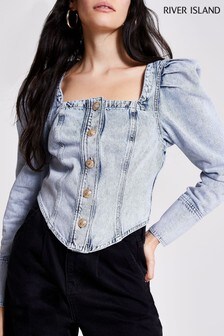 womens denim jacket river island