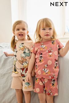 Pink/ Rust Minnie Mouse License Pyjamas 2 Pack (9mths-10yrs)