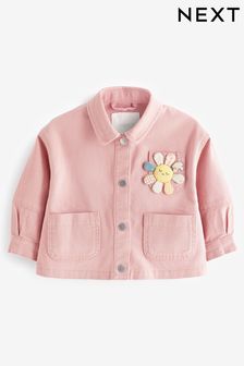 Pink Character Volume Sleeve Jacket (3mths-7yrs)