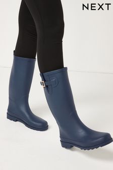 Navy Wellies