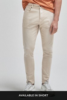 mens cream jeans uk