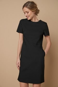 black petite work dress
